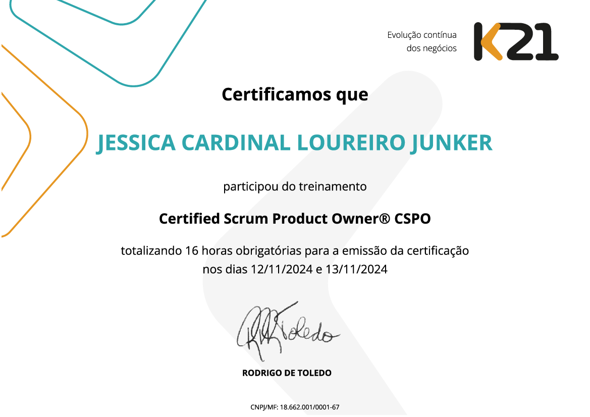 Certificado K21